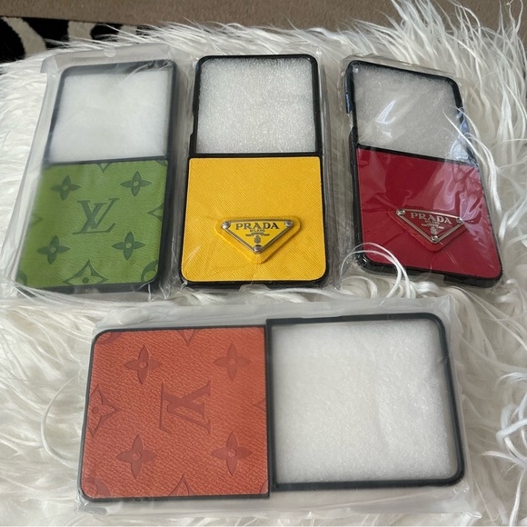 Samsung Galaxy 7 flip Prada and Louis Vuitton Case Set